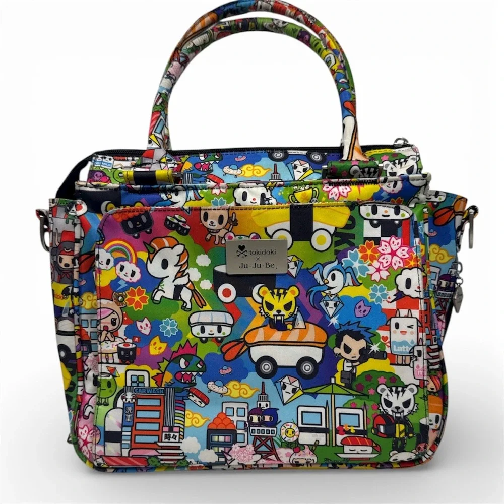 Tokidoki x Ju-Ju-Be Be Classy Sushi Cars Tote Satchel Diaper Bag Purse Kawaii - Picture 1 of 12